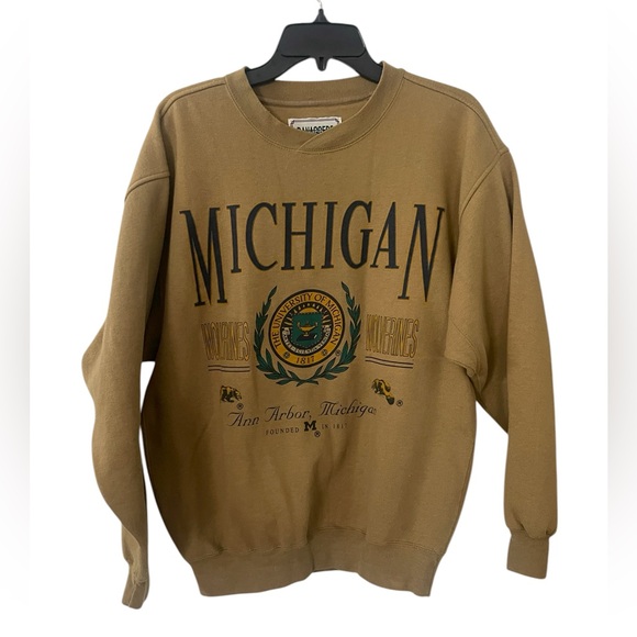 danaggers Other - Vintage University of Michigan Wolverines Crewneck Sweatshirt  College size M